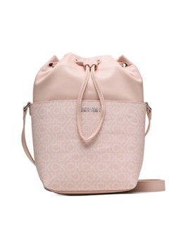 Calvin Klein Torebka Must Bucket Bag Sm Mono K60K609390 Różowy ze sklepu MODIVO w kategorii Torebki worki - zdjęcie 168612434