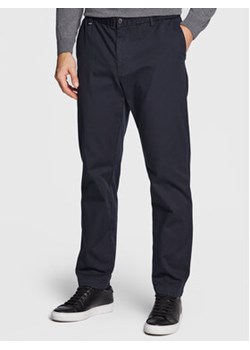 Boss Spodnie materiałowe Kane-Ds 50478577 Granatowy Slim Fit ze sklepu MODIVO w kategorii Spodnie męskie - zdjęcie 168612663