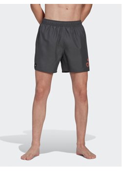 adidas Szorty kąpielowe CLX Short Length Swim Shorts HT2131 Szary Regular Fit ze sklepu MODIVO w kategorii Kąpielówki - zdjęcie 168612690