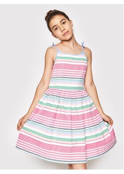 Polo Ralph Lauren Sukienka codzienna Oxford 313832993001 Kolorowy Regular Fit ze sklepu MODIVO w kategorii Sukienki dziewczęce - zdjęcie 168612720