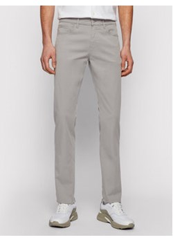 Boss Spodnie materiałowe Delaware 3-5-20 50449504 Szary Slim Fit ze sklepu MODIVO w kategorii Jeansy męskie - zdjęcie 168612853