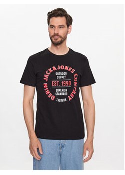 Jack&Jones T-Shirt Andy 12222339 Czarny Regular Fit ze sklepu MODIVO w kategorii T-shirty męskie - zdjęcie 168613524