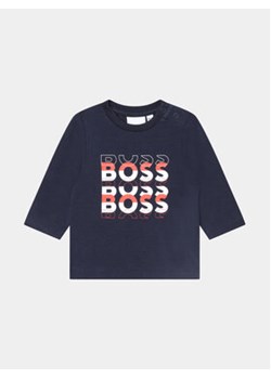 Boss Bluzka J95362 Granatowy Regular Fit ze sklepu MODIVO w kategorii T-shirty chłopięce - zdjęcie 168613582