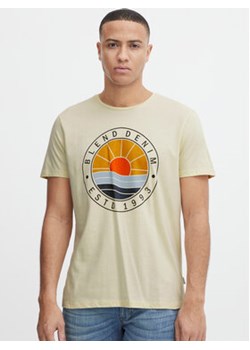 Blend T-Shirt 20715040 Écru Regular Fit ze sklepu MODIVO w kategorii T-shirty męskie - zdjęcie 168613634