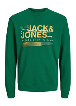 Jack&Jones Junior Bluza 12235720 Zielony Standard Fit ze sklepu MODIVO w kategorii Bluzy chłopięce - zdjęcie 168613741