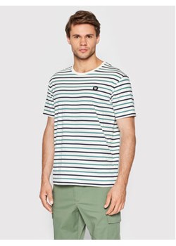 Wood Wood T-Shirt Ace Stripe 10285704-2222 Beżowy Regular Fit ze sklepu MODIVO w kategorii T-shirty męskie - zdjęcie 168613872