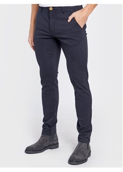 Blend Spodnie materiałowe Natan 20703472 Granatowy Regular Fit ze sklepu MODIVO w kategorii Spodnie męskie - zdjęcie 168614391
