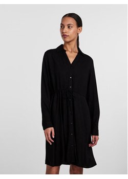 Pieces Sukienka koszulowa 17140730 Czarny Regular Fit ze sklepu MODIVO w kategorii Sukienki - zdjęcie 168614692