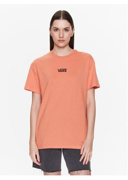 Vans T-Shirt Flying VN0A7YUT Pomarańczowy Oversize ze sklepu MODIVO w kategorii Bluzki damskie - zdjęcie 168614732