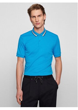 Boss Polo Penrose 38 50469360 Niebieski Slim Fit ze sklepu MODIVO w kategorii T-shirty męskie - zdjęcie 168615080