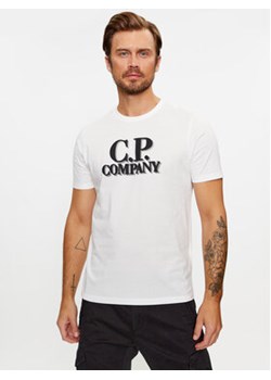 C.P. Company T-Shirt 15CMTS238A 005100W Biały Regular Fit ze sklepu MODIVO w kategorii T-shirty męskie - zdjęcie 168615292