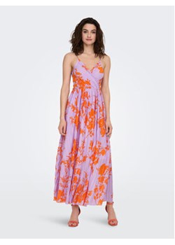 ONLY Sukienka koktajlowa 15207351 Fioletowy Regular Fit ze sklepu MODIVO w kategorii Sukienki - zdjęcie 168616002