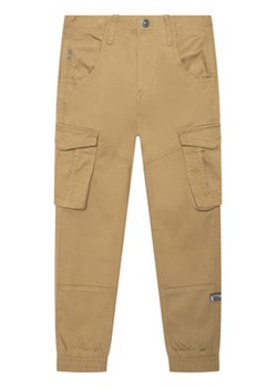 NAME IT Spodnie materiałowe Bamgo 13151735 Brązowy Regular Fit ze sklepu MODIVO w kategorii Spodnie chłopięce - zdjęcie 168616121