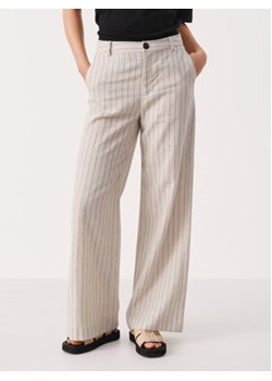 Part Two Spodnie dzianinowe Ninnes 30307583 Beżowy Classic Fit ze sklepu MODIVO w kategorii Spodnie damskie - zdjęcie 168616223