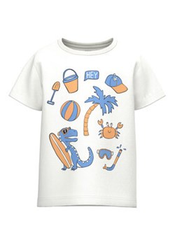 NAME IT T-Shirt 13216932 Biały Loose Fit ze sklepu MODIVO w kategorii T-shirty chłopięce - zdjęcie 168616360