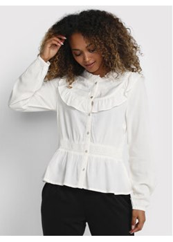 Cream Bluzka Linta 10610669 Beżowy Slim Fit ze sklepu MODIVO w kategorii Koszule damskie - zdjęcie 168616463
