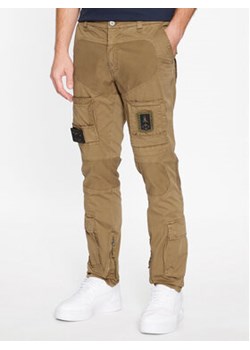 Aeronautica Militare Spodnie materiałowe 232PA1387CT1493 Brązowy Regular Fit ze sklepu MODIVO w kategorii Spodnie męskie - zdjęcie 168616514