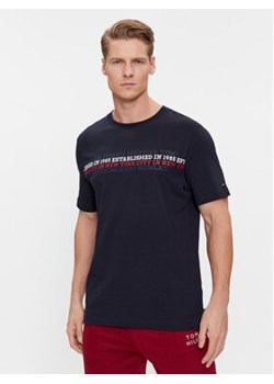 Tommy Hilfiger T-Shirt MW0MW32618 Granatowy Regular Fit ze sklepu MODIVO w kategorii T-shirty męskie - zdjęcie 168616580