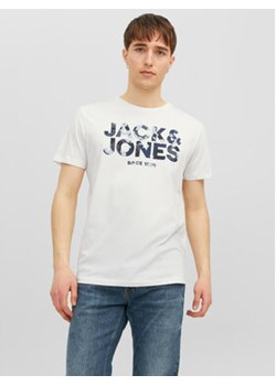 Jack&Jones T-Shirt 12235189 Biały Regular Fit ze sklepu MODIVO w kategorii T-shirty męskie - zdjęcie 168616700