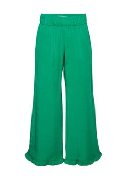 Vero Moda Girl Spodnie materiałowe 10283853 Zielony Wide Leg ze sklepu MODIVO w kategorii Spodnie dziewczęce - zdjęcie 168616723