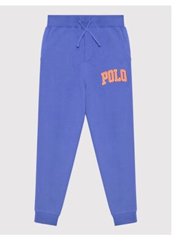Polo Ralph Lauren Spodnie dresowe 323851015005 Niebieski Regular Fit ze sklepu MODIVO w kategorii Spodnie chłopięce - zdjęcie 168617301