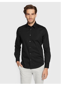 Sisley Koszula 5CNX5QL19 Czarny Slim Fit ze sklepu MODIVO w kategorii Koszule męskie - zdjęcie 168617412