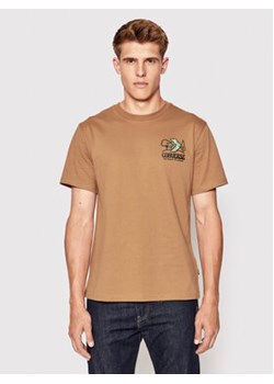 Converse T-Shirt 10023269-A04 Brązowy Standard Fit ze sklepu MODIVO w kategorii T-shirty męskie - zdjęcie 168617641