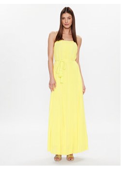 TWINSET Sukienka letnia 231LM2RDD Żółty Regular Fit ze sklepu MODIVO w kategorii Sukienki - zdjęcie 168617904