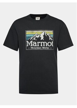 Marmot T-Shirt MMW Gradient M14823 Czarny Regular Fit ze sklepu MODIVO w kategorii T-shirty męskie - zdjęcie 168618040