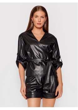 KARL LAGERFELD Bluzka 215W1605 Czarny Regular Fit ze sklepu MODIVO w kategorii Bluzki damskie - zdjęcie 168618062
