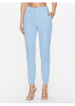 Liu Jo Spodnie materiałowe CA3235 T2200 Niebieski Slim Fit ze sklepu MODIVO w kategorii Spodnie damskie - zdjęcie 168618070