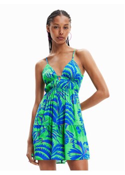 Desigual Sukienka letnia Milos 23SWMW14 Zielony Regular Fit ze sklepu MODIVO w kategorii Sukienki - zdjęcie 168618264