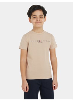 Tommy Hilfiger T-Shirt Essential KS0KS00397 Beżowy Regular Fit ze sklepu MODIVO w kategorii T-shirty chłopięce - zdjęcie 168618272