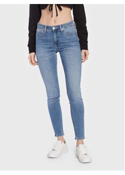 Calvin Klein Jeans Jeansy J20J220617 Niebieski Skinny Fit ze sklepu MODIVO w kategorii Jeansy damskie - zdjęcie 168618444