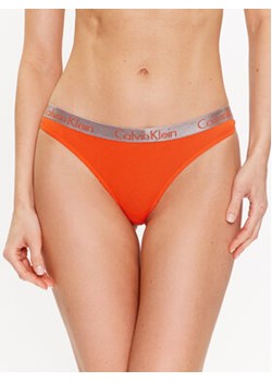 Calvin Klein Underwear Stringi 000QD3539E Pomarańczowy ze sklepu MODIVO w kategorii Majtki damskie - zdjęcie 168618494