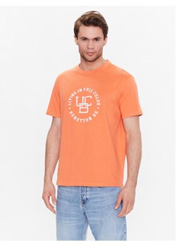 United Colors Of Benetton T-Shirt 3YR3U1050 Pomarańczowy Regular Fit ze sklepu MODIVO w kategorii T-shirty męskie - zdjęcie 168618584