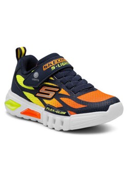 Skechers Sneakersy Dezlo 400016L/NVOR Granatowy ze sklepu MODIVO w kategorii Buty sportowe dziecięce - zdjęcie 168618612