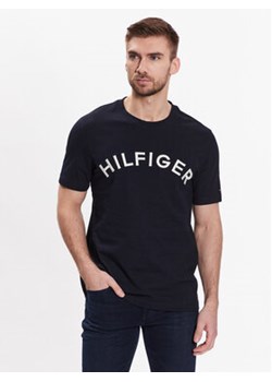 Tommy Hilfiger T-Shirt Arched MW0MW30055 Granatowy Regular Fit ze sklepu MODIVO w kategorii T-shirty męskie - zdjęcie 168618864