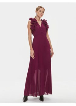 ViCOLO Sukienka wieczorowa TR0635 Bordowy Regular Fit ze sklepu MODIVO w kategorii Sukienki - zdjęcie 168618911