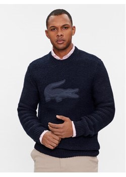 Lacoste Sweter AH0813 Czarny Regular Fit ze sklepu MODIVO w kategorii Swetry męskie - zdjęcie 168618980