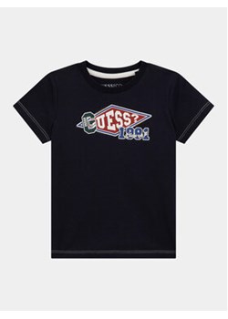 Guess T-Shirt N4RI11 K8HM4 Granatowy Regular Fit ze sklepu MODIVO w kategorii T-shirty chłopięce - zdjęcie 168619390