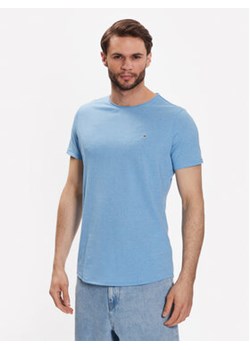 Tommy Jeans T-Shirt Jaspe DM0DM09586 Niebieski Slim Fit ze sklepu MODIVO w kategorii T-shirty męskie - zdjęcie 168619720
