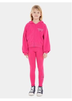 Tommy Hilfiger Bluza KG0KG07591 Różowy Regular Fit ze sklepu MODIVO w kategorii Bluzy dziewczęce - zdjęcie 168619883