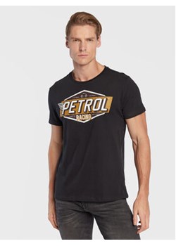 Petrol Industries T-Shirt Logo M-3020-TSR600 Czarny Regular Fit ze sklepu MODIVO w kategorii T-shirty męskie - zdjęcie 168620014