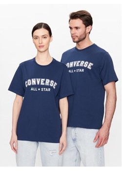 Converse T-Shirt Unisex All Star 10024566-A14 Granatowy Regular Fit ze sklepu MODIVO w kategorii Bluzki damskie - zdjęcie 168620053