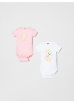 OVS Komplet 2 par body dziecięcych LOONEY TUNES 1719978 Kolorowy Regular Fit ze sklepu MODIVO w kategorii Body niemowlęce - zdjęcie 168620113