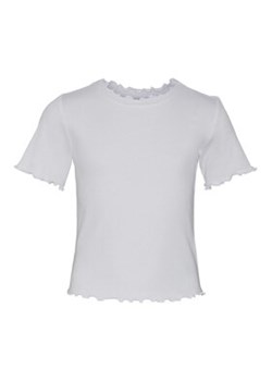 Pieces KIDS T-Shirt 17138625 Biały Slim Fit ze sklepu MODIVO w kategorii Bluzki dziewczęce - zdjęcie 168620141