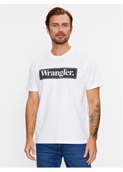 Wrangler T-Shirt 112341133 Biały Regular Fit ze sklepu MODIVO w kategorii T-shirty męskie - zdjęcie 168620824