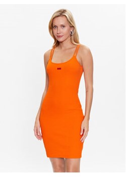 Hugo Sukienka codzienna Nirabel 50486561 Pomarańczowy Slim Fit ze sklepu MODIVO w kategorii Sukienki - zdjęcie 168621051
