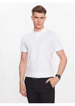 Guess Polo M3YP01 K7O64 Biały Slim Fit ze sklepu MODIVO w kategorii T-shirty męskie - zdjęcie 168621650